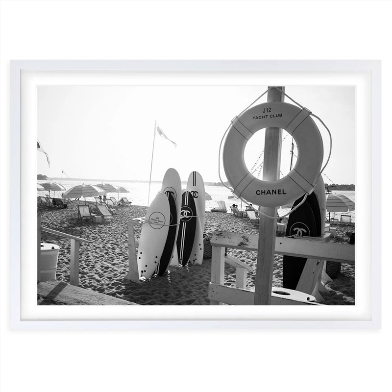 Wall Art's Chanel Beach Club Large 105cm x 81cm Framed A1 Art Print/Product Detail/Posters & Prints