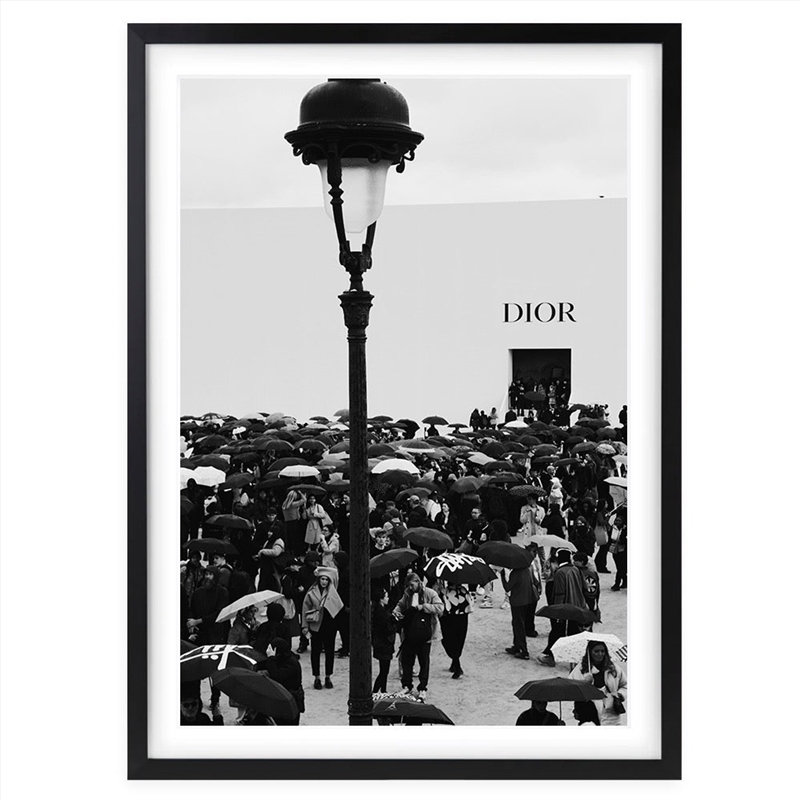 Wall Art's Dior Umbrellas Large 105cm x 81cm Framed A1 Art Print/Product Detail/Posters & Prints