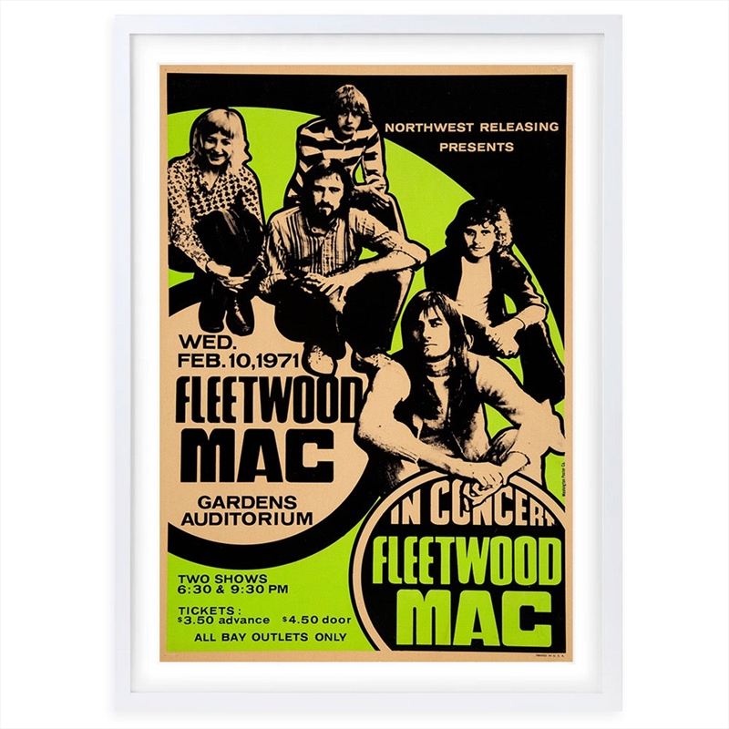 Wall Art's Fleetwood Mac - The Kiln House - 1971 Large 105cm x 81cm Framed A1 Art Print/Product Detail/Posters & Prints