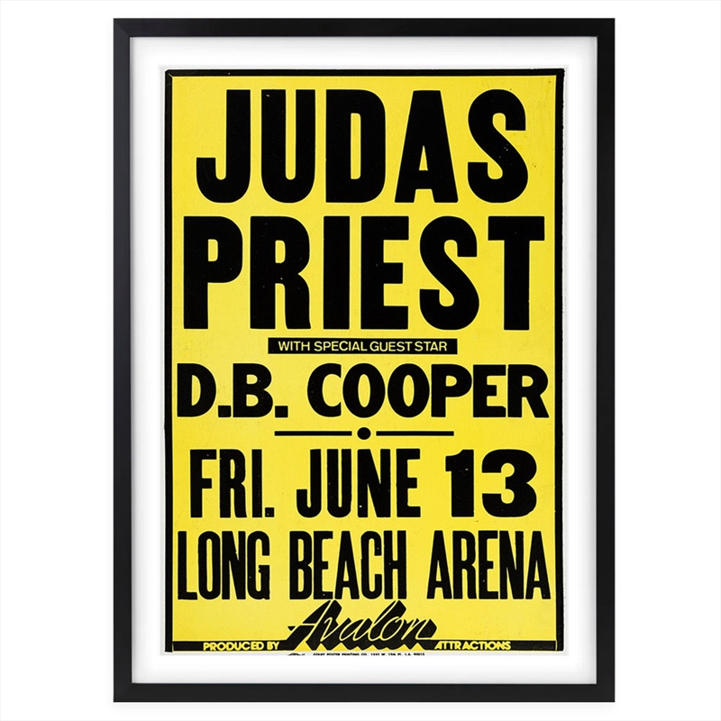 Wall Art's Judas Priest Large 105cm x 81cm Framed A1 Art Print/Product Detail/Posters & Prints