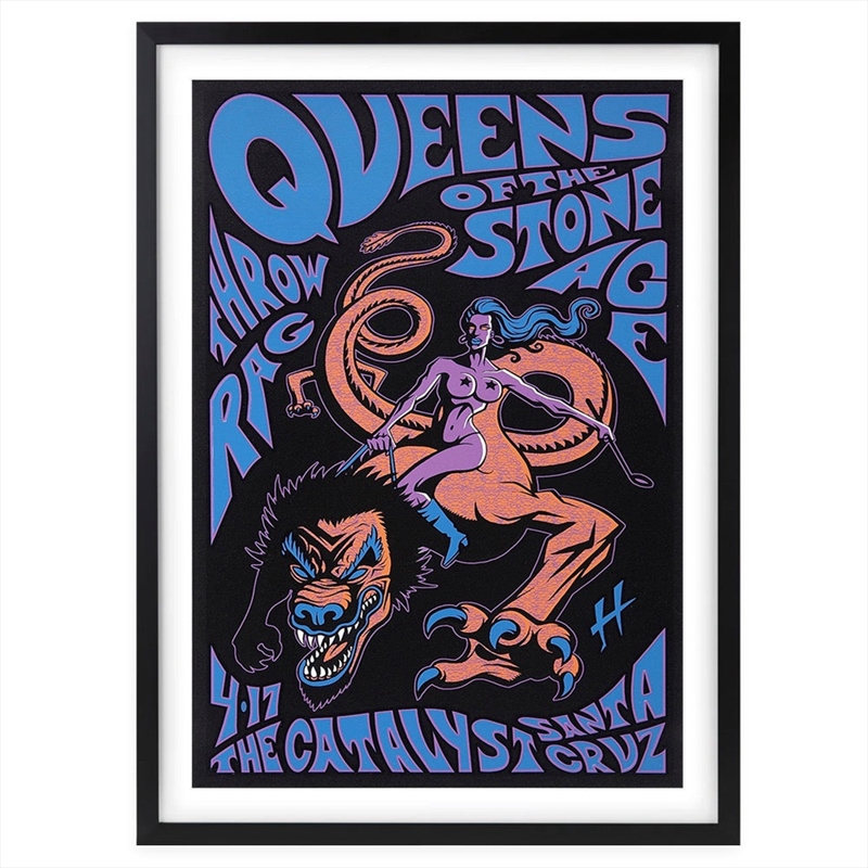 Wall Art's Queens Of The Stone Age - The Catalyst - 2003 Large 105cm x 81cm Framed A1 Art Print/Product Detail/Posters & Prints