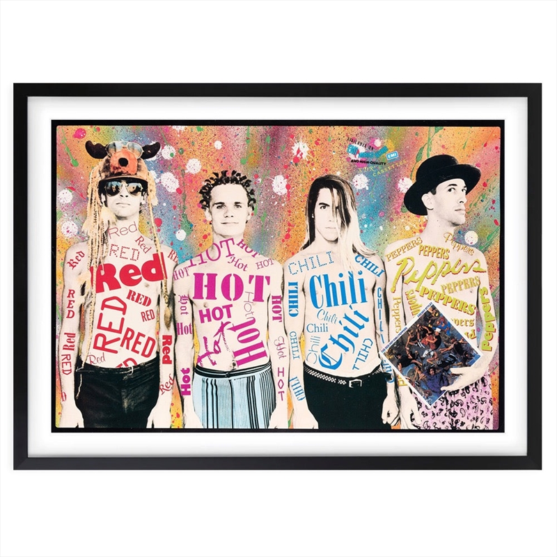 Wall Art's Red Hot Chili Peppers - Freaky Styley - 1985 Large 105cm x 81cm Framed A1 Art Print/Product Detail/Posters & Prints