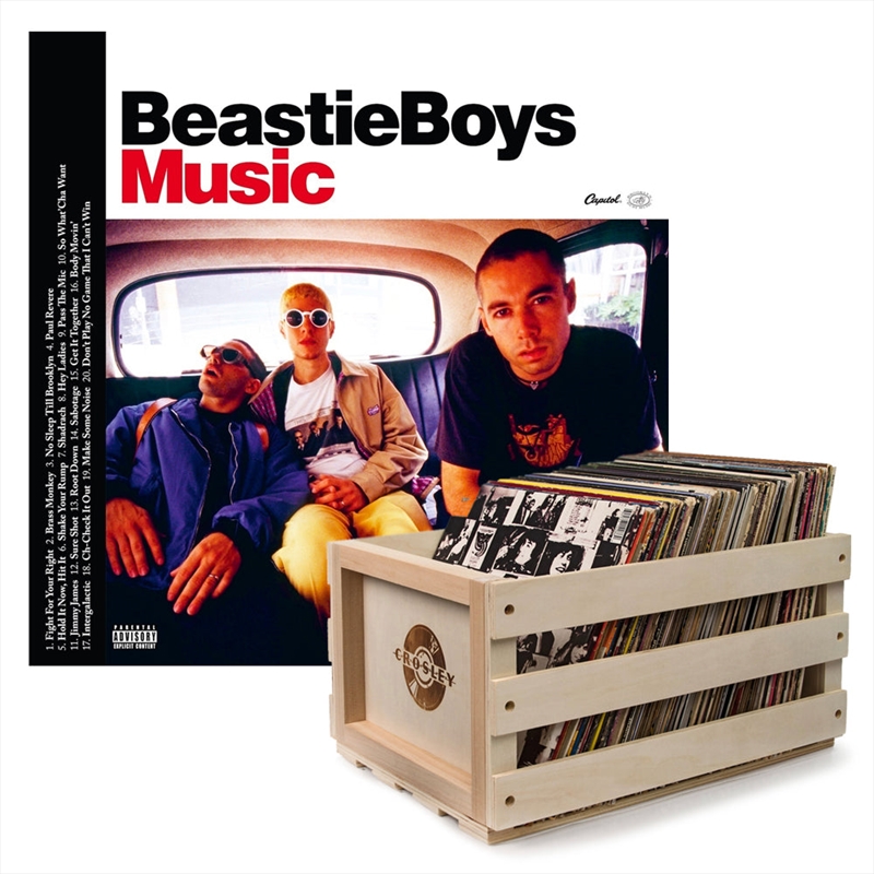 Crosley Record Storage Crate & Beastie Boys - Beastie Boys Music - 2Lp Vinyl Album Bundle/Product Detail/Storage