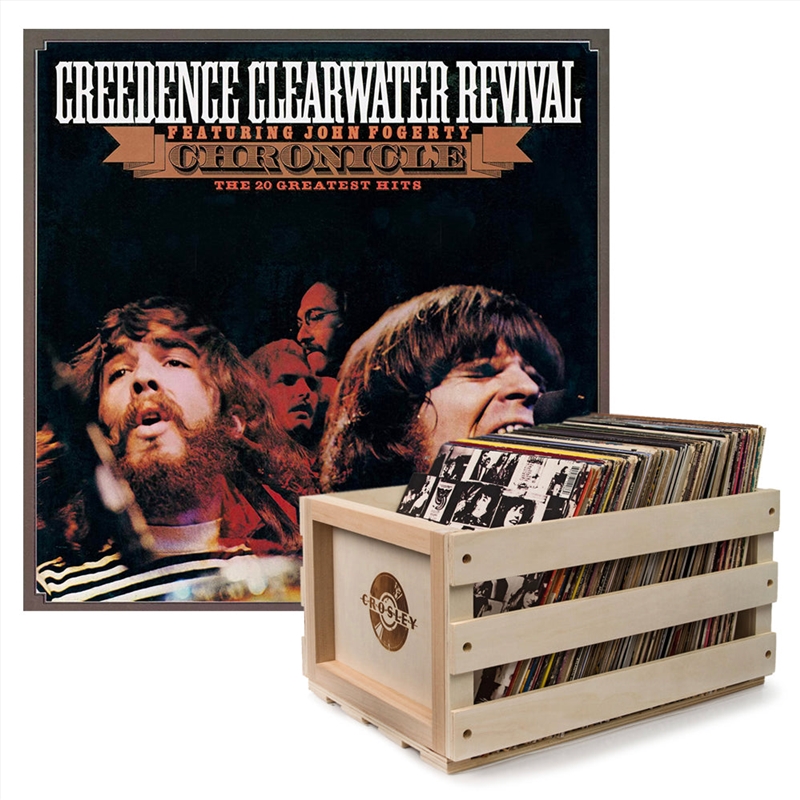 Crosley Record Storage Crate & Creedence Clearwater Revival - Chronicle The 20 Greatest Hits/Product Detail/Storage