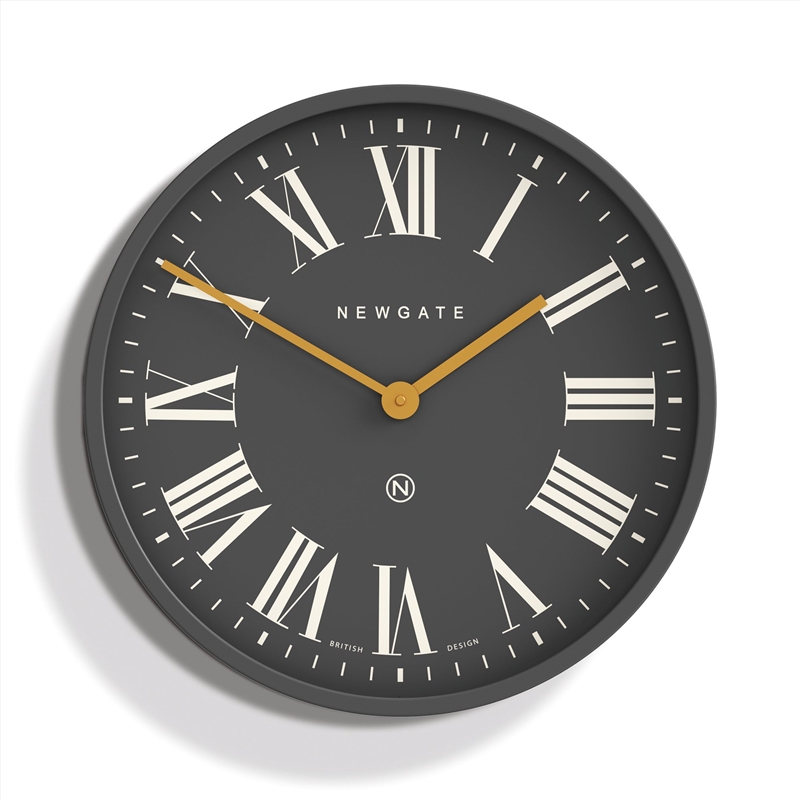 Newgate Mr Butler Wall Clock Moonstone Grey Reverse Dial/Product Detail/Clocks