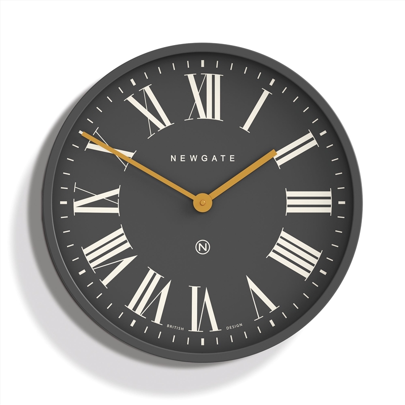 Newgate Mr Butler Wall Clock Moonstone Grey Reverse Dial/Product Detail/Clocks