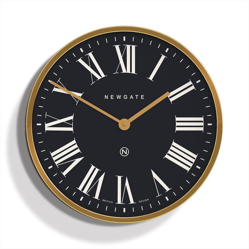 Newgate Mr Butler Wall Clock Radial Brass/Product Detail/Clocks