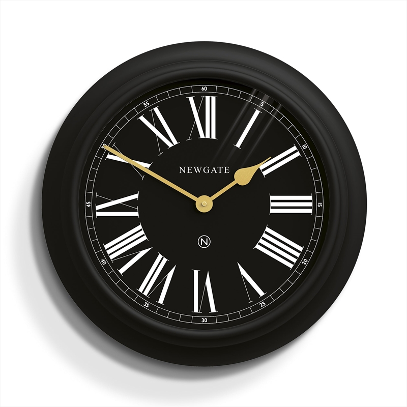 Newgate Chocolate Shop Wall Clock Silicone Cave Black/Product Detail/Clocks