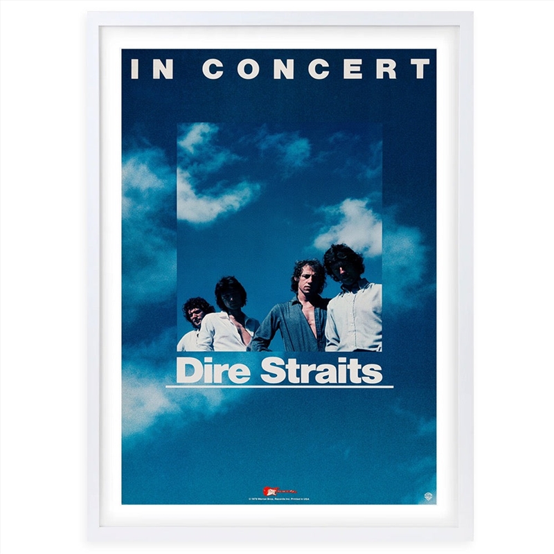 Wall Art's Dire Straits - In Concert - 1979 Large 105cm x 81cm Framed A1 Art Print/Product Detail/Posters & Prints