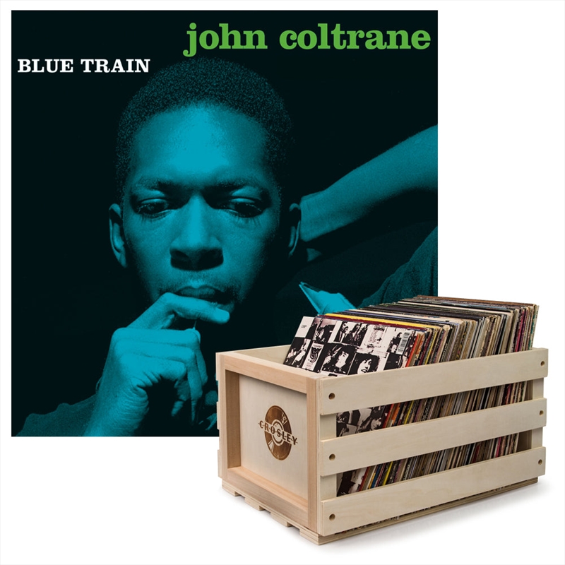 Crosley Record Storage Crate & John Coltrane Blue Train - Vinyl Album Bundle/Product Detail/Storage