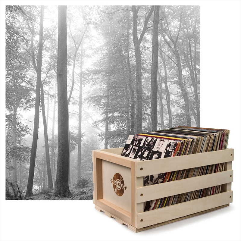 Crosley Record Storage Crate & Taylor Swift Folklore (In The Trees Edition) - Double Vinyl Album Bun/Product Detail/Storage