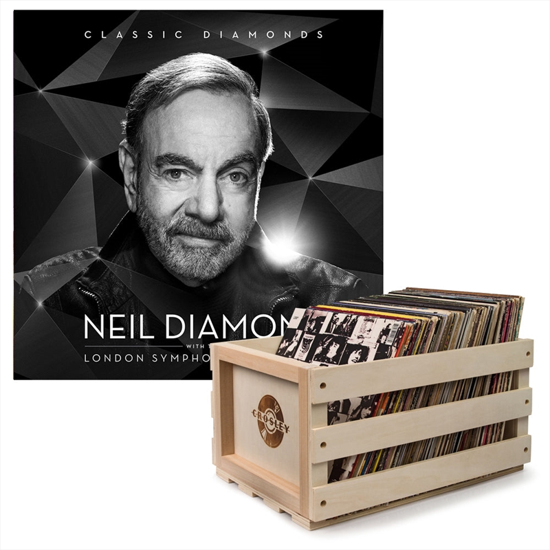 Crosley Record Storage Crate & Neil Diamond - Classic Diamonds With The London Symphony Orchestra -/Product Detail/Storage