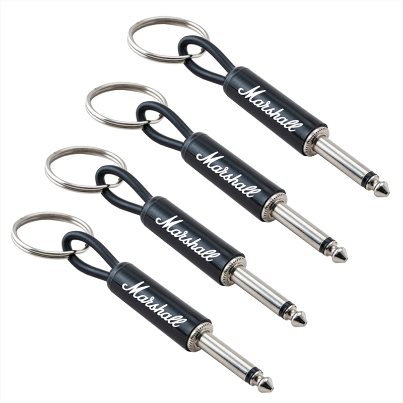 Pluginz Licensed Marshall Guitar Plug Keychain - 4 Pack/Product Detail/Keyrings