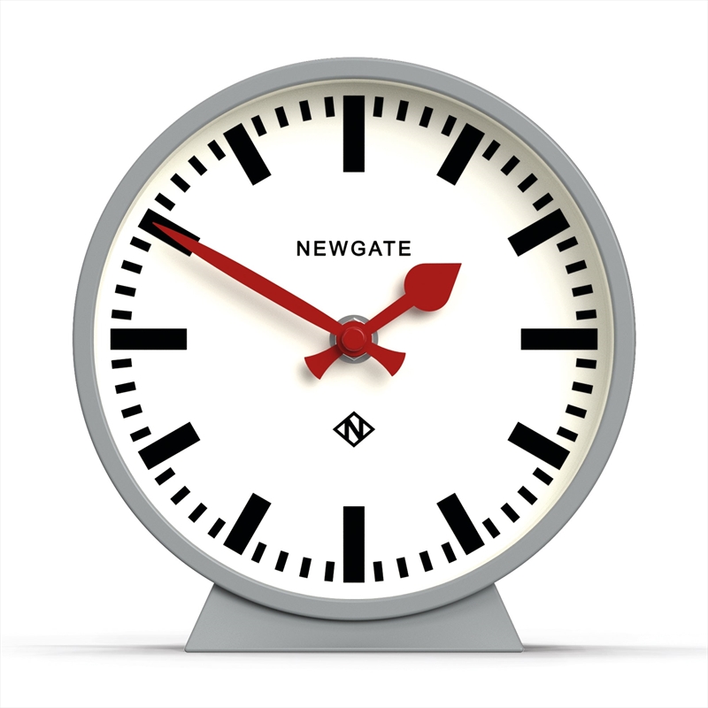 Newgate Railway Mantel Clock Posh Grey/Product Detail/Clocks