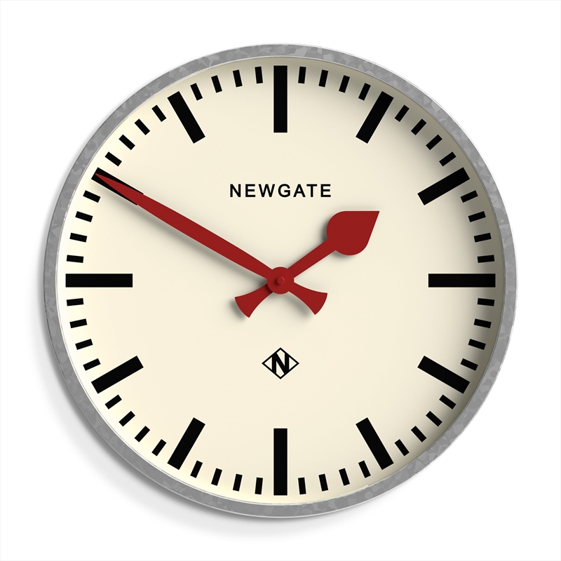 Newgate Universal Wall Clock Railway Dial Galvanised/Product Detail/Clocks