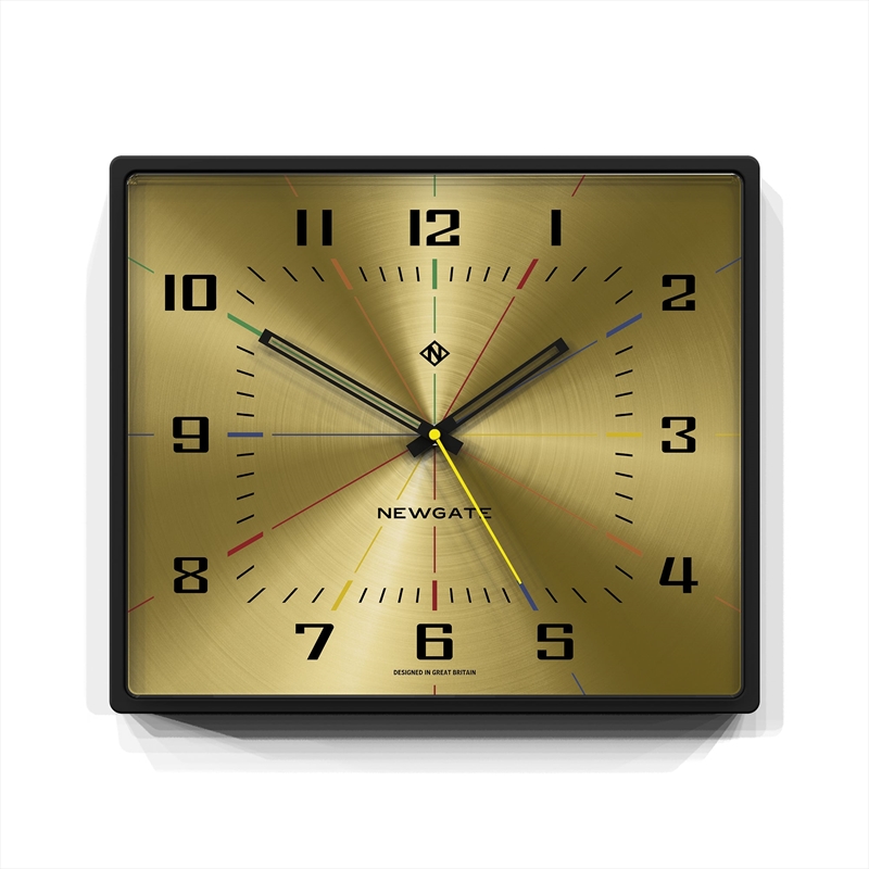 Newgate Box Office Wall Clock Brass/Product Detail/Clocks