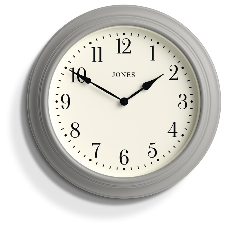 Newgate Jones Supper Club Clock Cloud Grey/Product Detail/Clocks