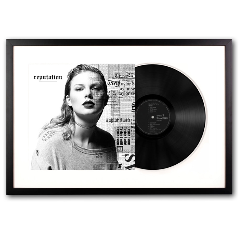 Framed Taylor Swifts Reputation Vinyl Album Art/Product Detail/Posters & Prints