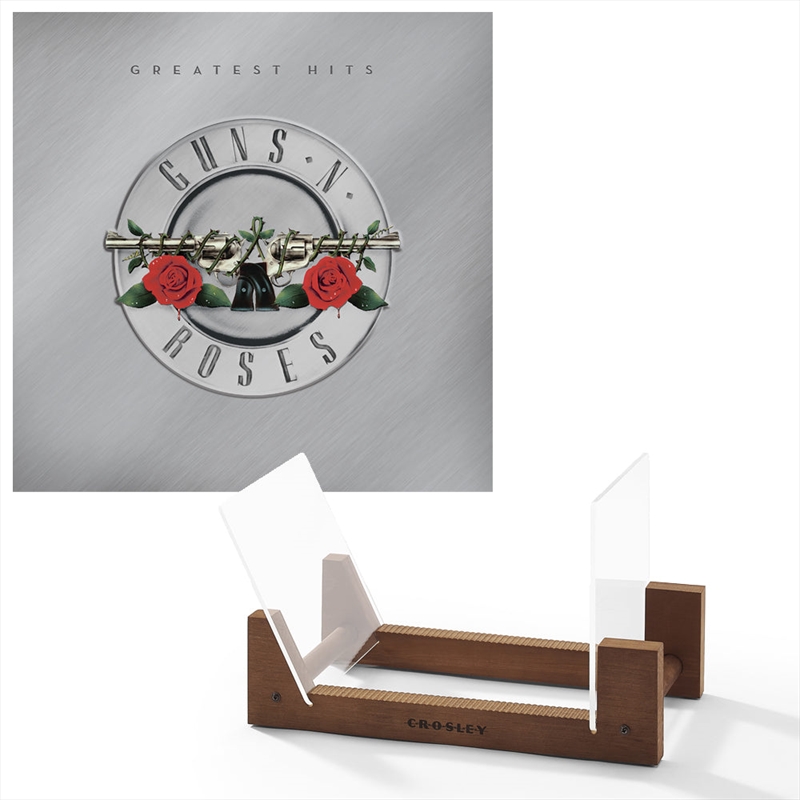 Guns N Roses Greatest Hits - Double Vinyl Album & Crosley Record Storage Display Stand/Product Detail/Storage