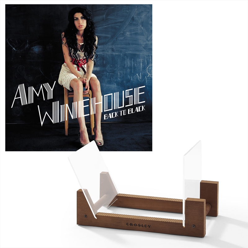 Amy Winehouse Back To Black - Vinyl Album & Crosley Record Storage Display Stand/Product Detail/Storage