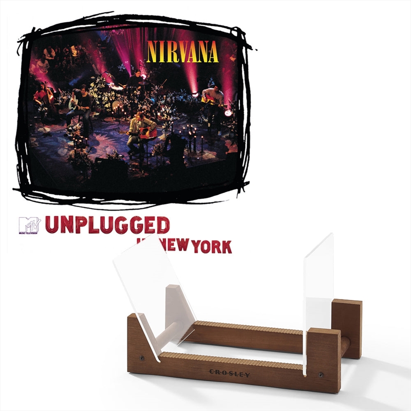 Nirvana MTV Unplugged Vinyl Album & Crosley Record Storage Display Stand/Product Detail/Storage