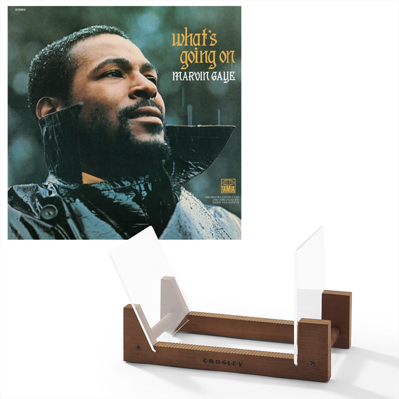 Marvin Gaye What's Going On - Vinyl Album & Crosley Record Storage Display Stand/Product Detail/Storage