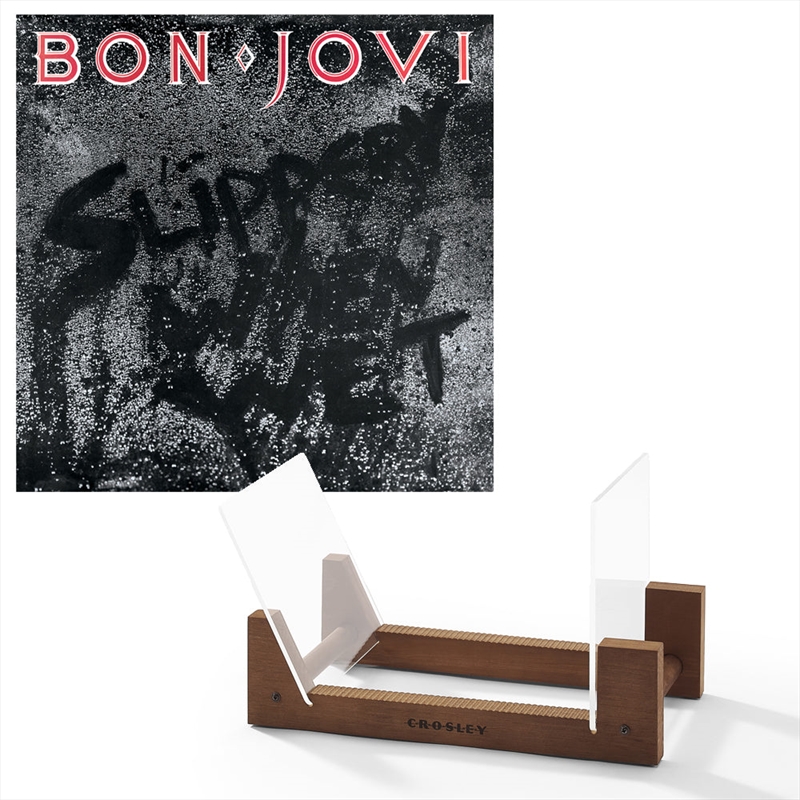 Bon Jovi Slippery When Wet - Vinyl Album & Crosley Record Storage Display Stand/Product Detail/Storage