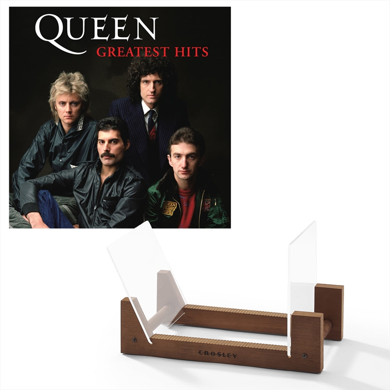 Queen Greatest Hits - Double Vinyl Album & Crosley Record Storage Display Stand/Product Detail/Storage