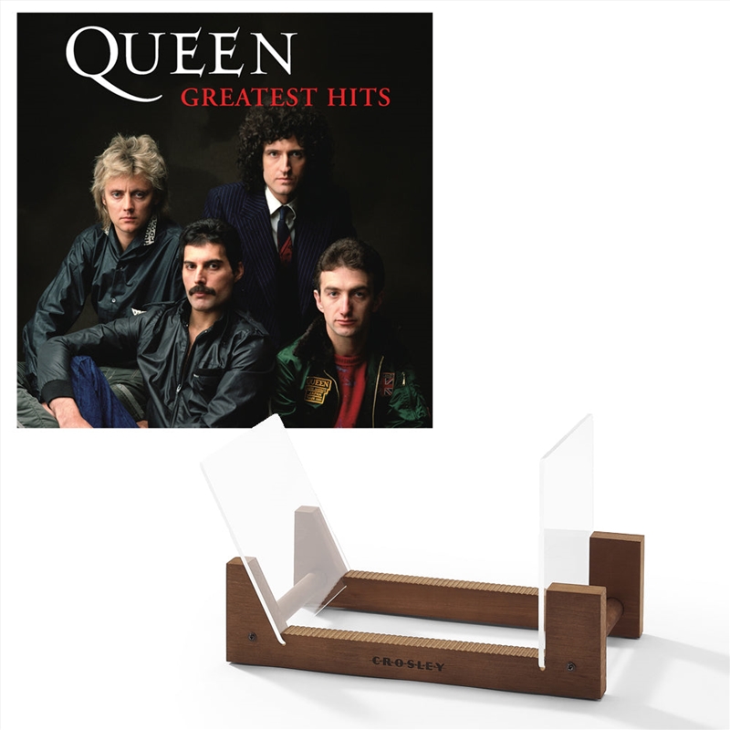 Queen Greatest Hits - Double Vinyl Album & Crosley Record Storage Display Stand/Product Detail/Storage