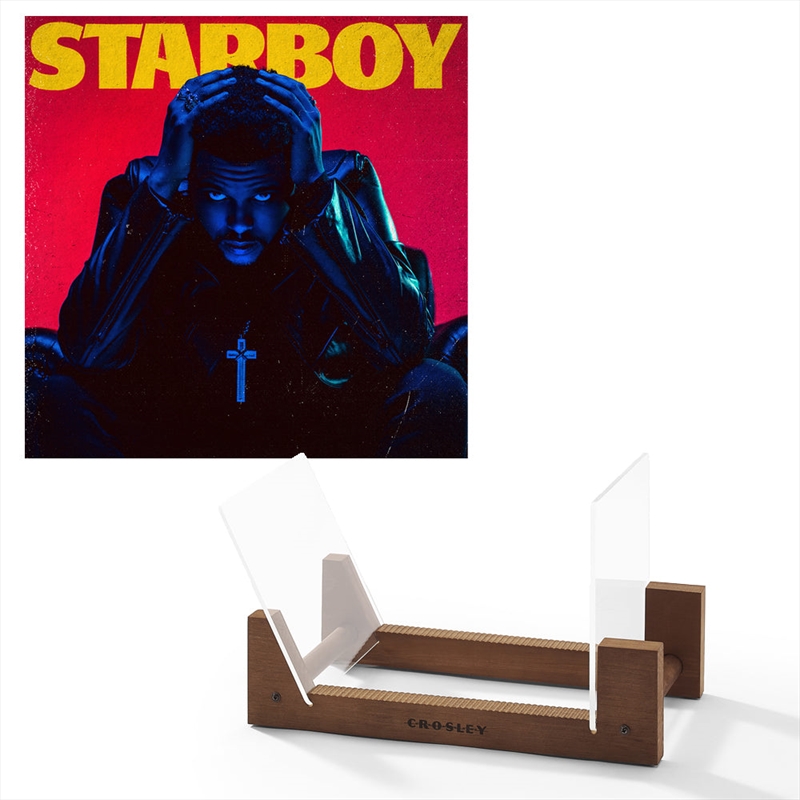 The Weeknd Starboy - Double Vinyl Album & Crosley Record Storage Display Stand/Product Detail/Storage