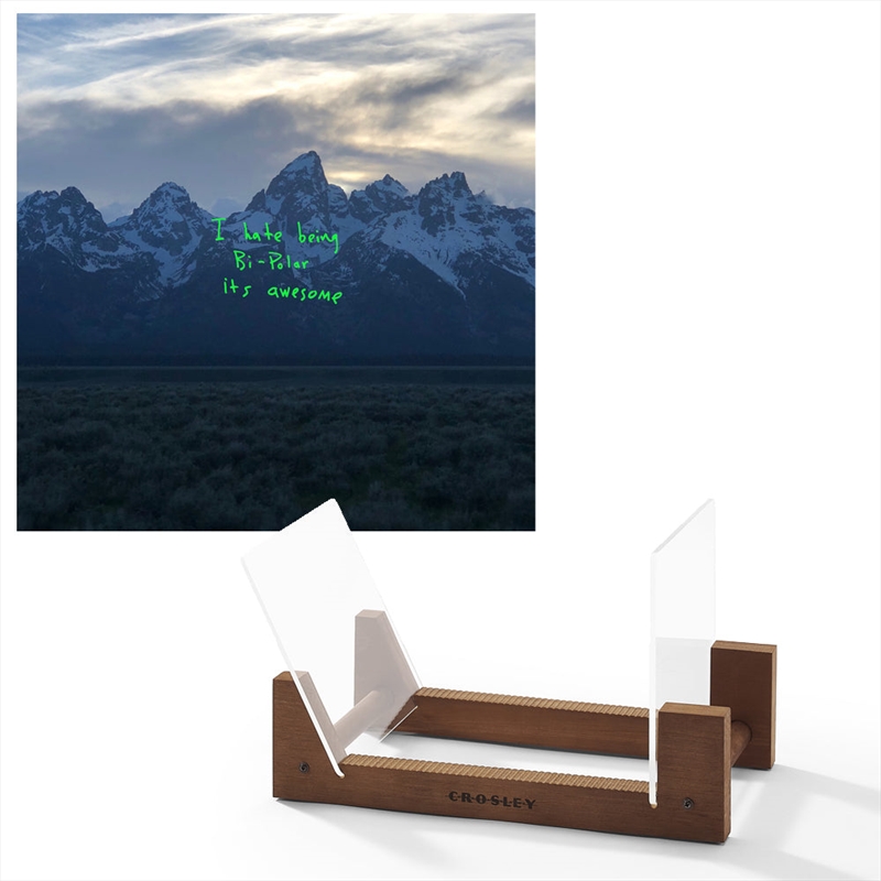 Kanye West - Ye - Vinyl Album & Crosley Record Storage Display Stand/Product Detail/Storage