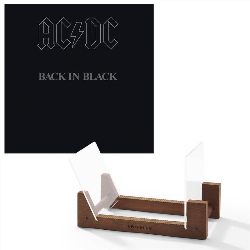 AC/DC Back In Black Vinyl Album & Crosley Record Storage Display Stand/Product Detail/Storage