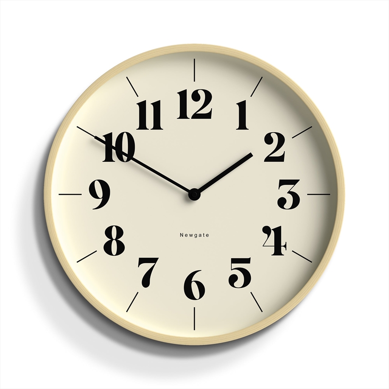 Newgate Mr Clarke Clock Pale Wood Hopscotch Dial/Product Detail/Clocks