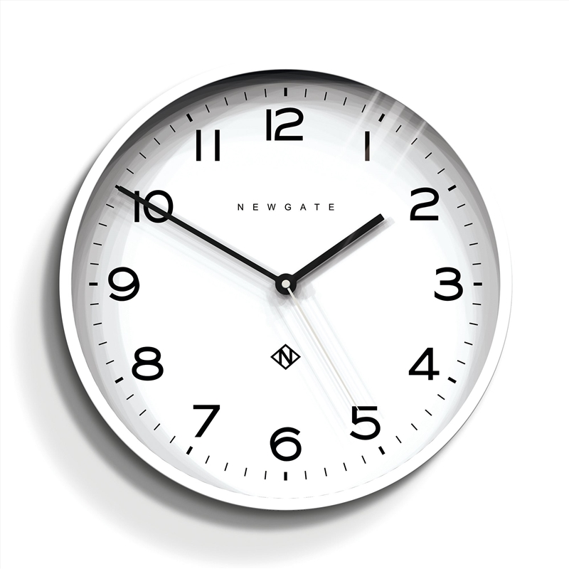 Newgate Number Three Echo Clock Silicone White/Product Detail/Clocks
