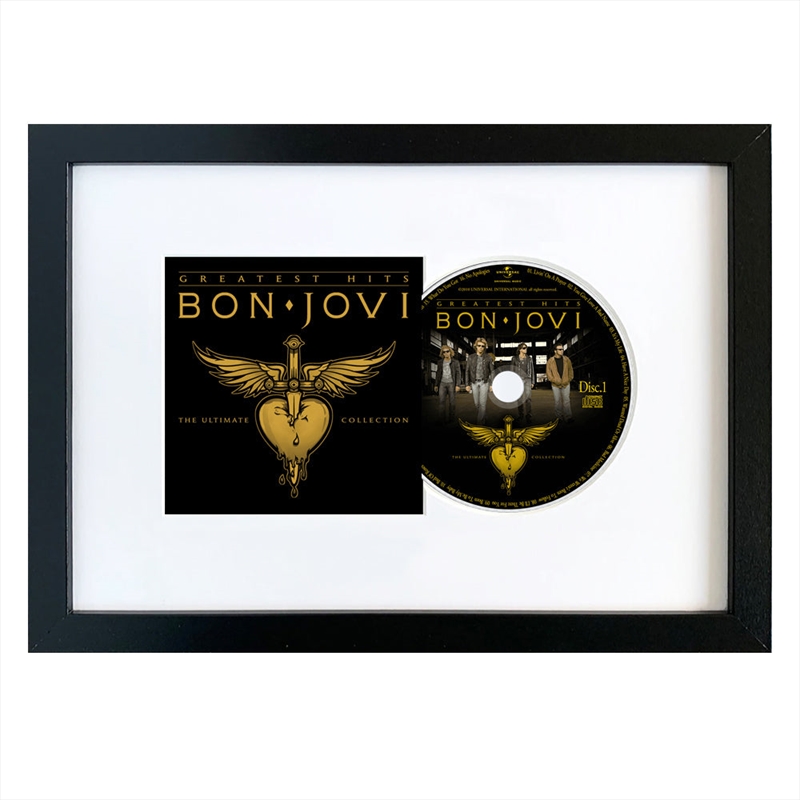 Bon Jovi - Bon Jovi Greatest Hits - CD Framed Album Art/Product Detail/Posters & Prints
