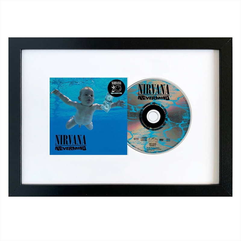 Nirvana - Nevermind 20th Anniversary - CD Framed Album Art/Product Detail/Posters & Prints