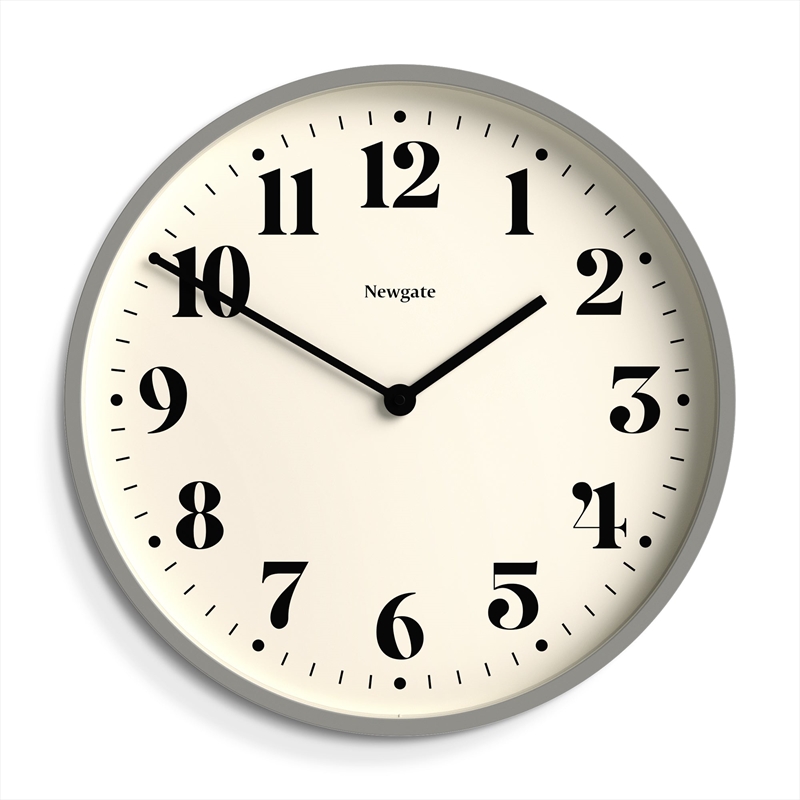 Newgate Number Two Wall Clock Matte Posh Grey/Product Detail/Clocks