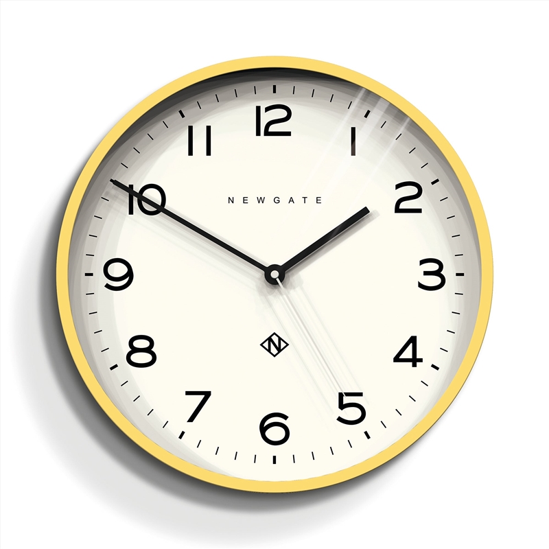 Newgate Number Three Echo Clock Silicone Yellow/Product Detail/Clocks