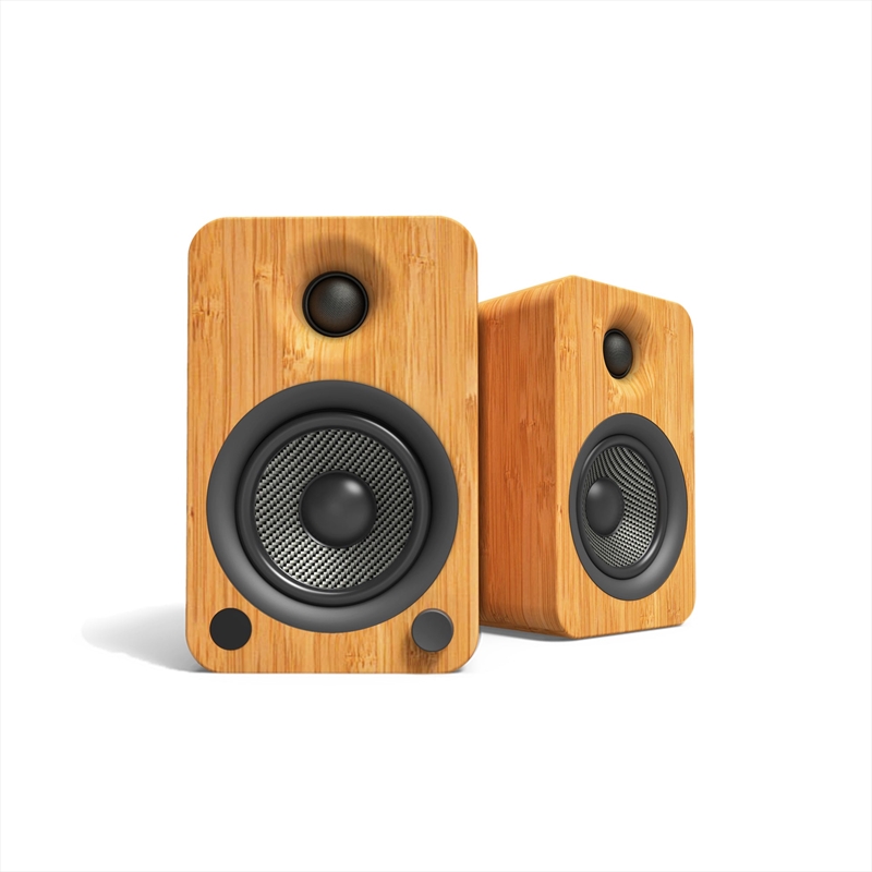 Kanto YU4 140W Powered Bookshelf Speakers with Bluetooth® and Phono Preamp - Pair, Bamboo/Product Detail/Speakers