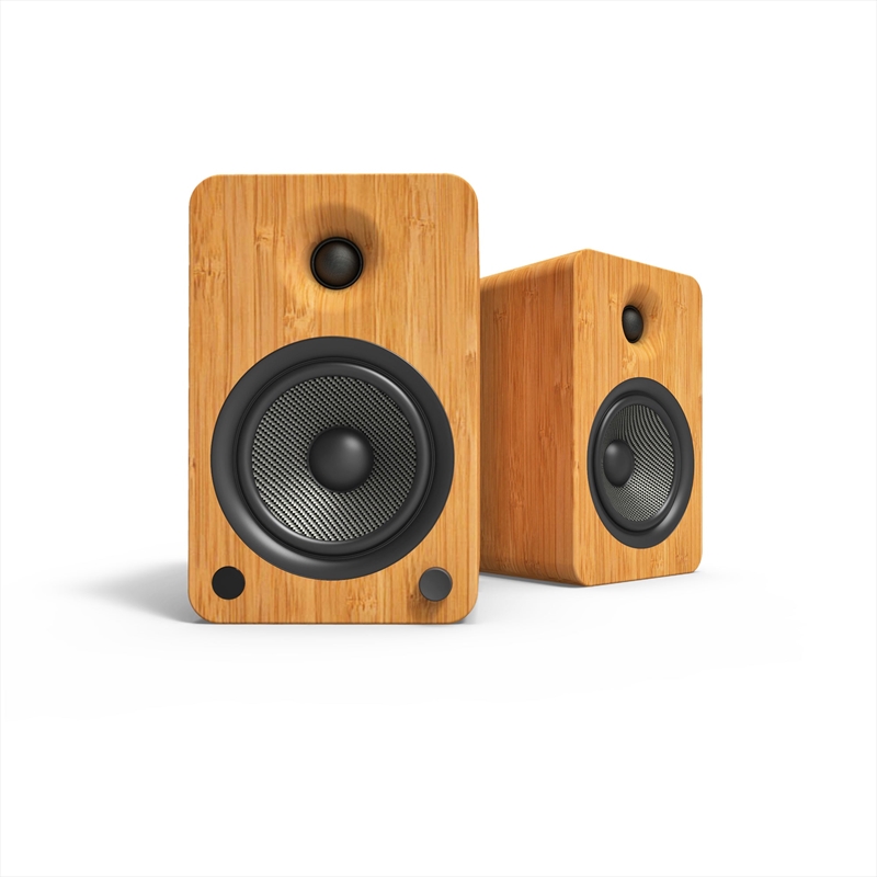 Kanto YU6 200W Powered Bookshelf Speakers with Bluetooth® and Phono Preamp - Pair, Bamboo/Product Detail/Speakers