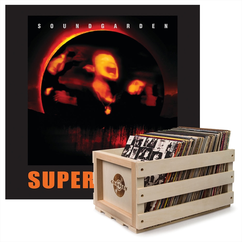Crosley Record Storage Crate & Soundgarden Superunknown - Double Vinyl Album Bundle/Product Detail/Storage