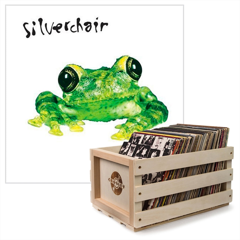 Crosley Record Storage Crate Silverchair Frogstomp Vinyl Album Bundle/Product Detail/Storage