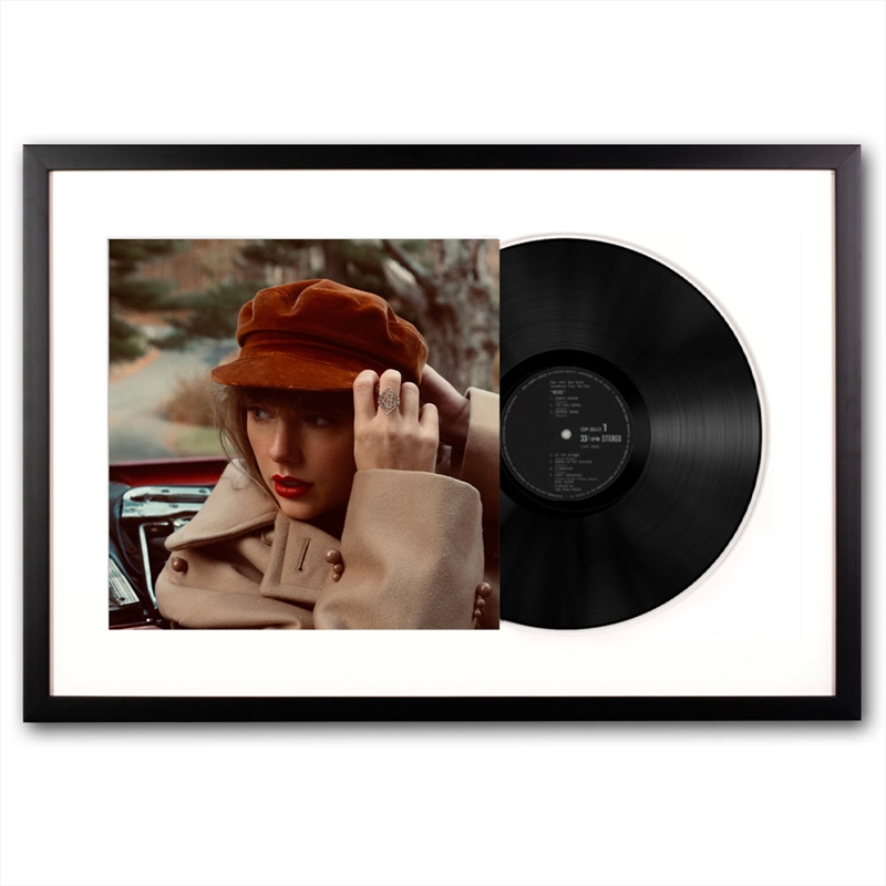 Framed Taylor Swifts Version Red Vinyl Album Art/Product Detail/Posters & Prints