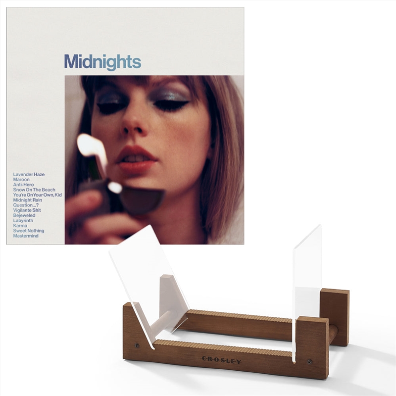 Taylor Swift Midnights Vinyl Album & Crosley Record Storage Display Stand/Product Detail/Storage