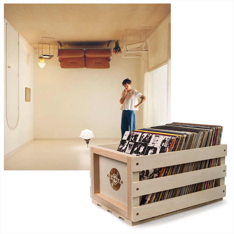 Crosley Record Storage Crate & Harry Styles Harry's House Vinyl Album Bundle/Product Detail/Storage