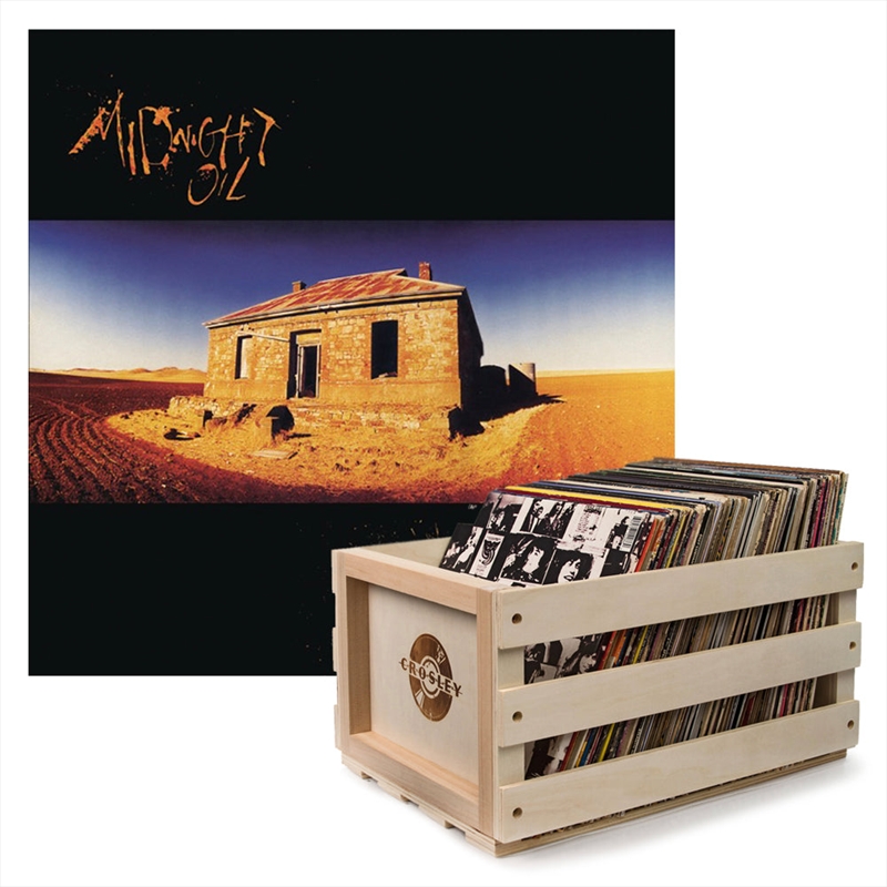 Crosley Record Storage Crate Midnight Oil Diesel And Dust Vinyl Album Bundle/Product Detail/Storage
