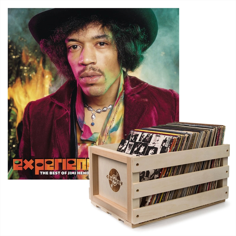 Crosley Record Storage Crate The Jimi Hendrix Experience Eperience Hendrix: The Best of Jimi Hendrix/Product Detail/Storage