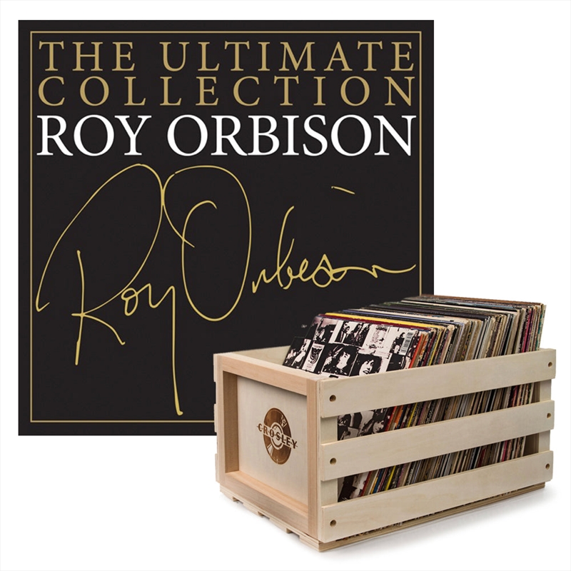 Crosley Record Storage Crate Roy Orbison The Ultimate Collection Vinyl Album Bundle/Product Detail/Storage