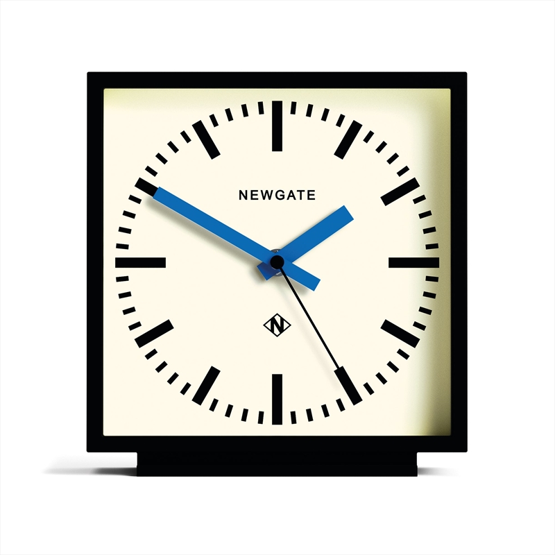 Newgate Amp Mantel Clock Black With Blue Hands/Product Detail/Clocks