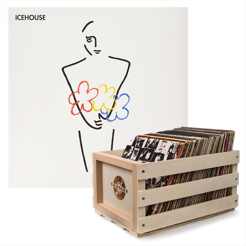 Crosley Record Storage Crate & Icehouse - Man Of Colours - Vinyl Album Bundle/Product Detail/Storage